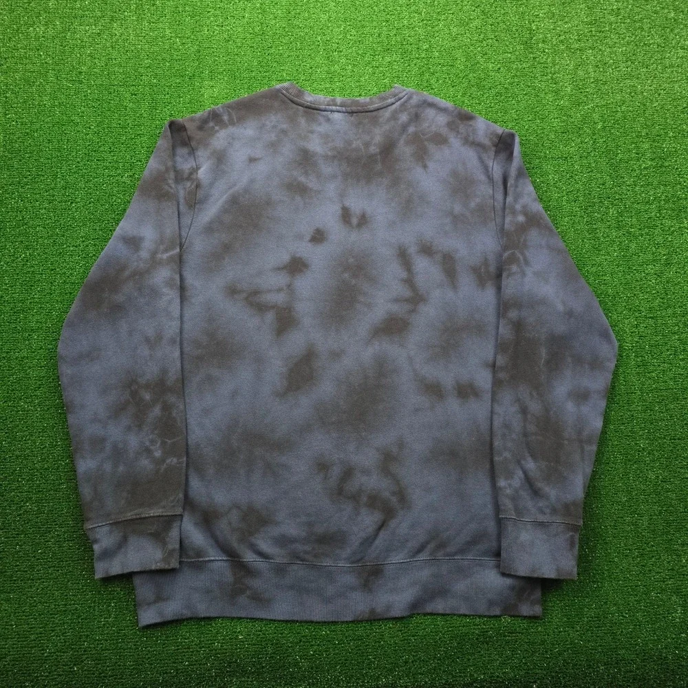 True Religion Sweatshirt‎ Mens XL Blue Tie Dye Crewneck Pullover Streetwear Logo